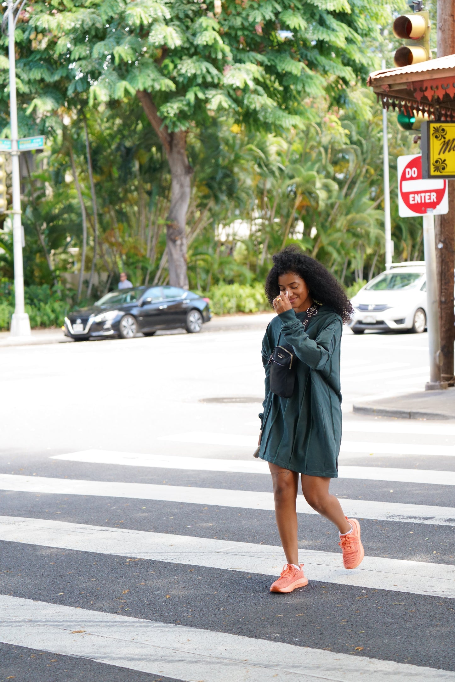 Cotton Hoodie Dress