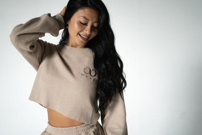 Knitted Waffle Loungewear Set