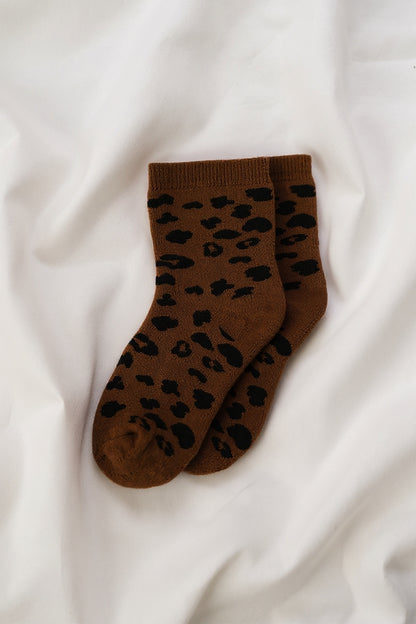 Leopard Lounge Socks