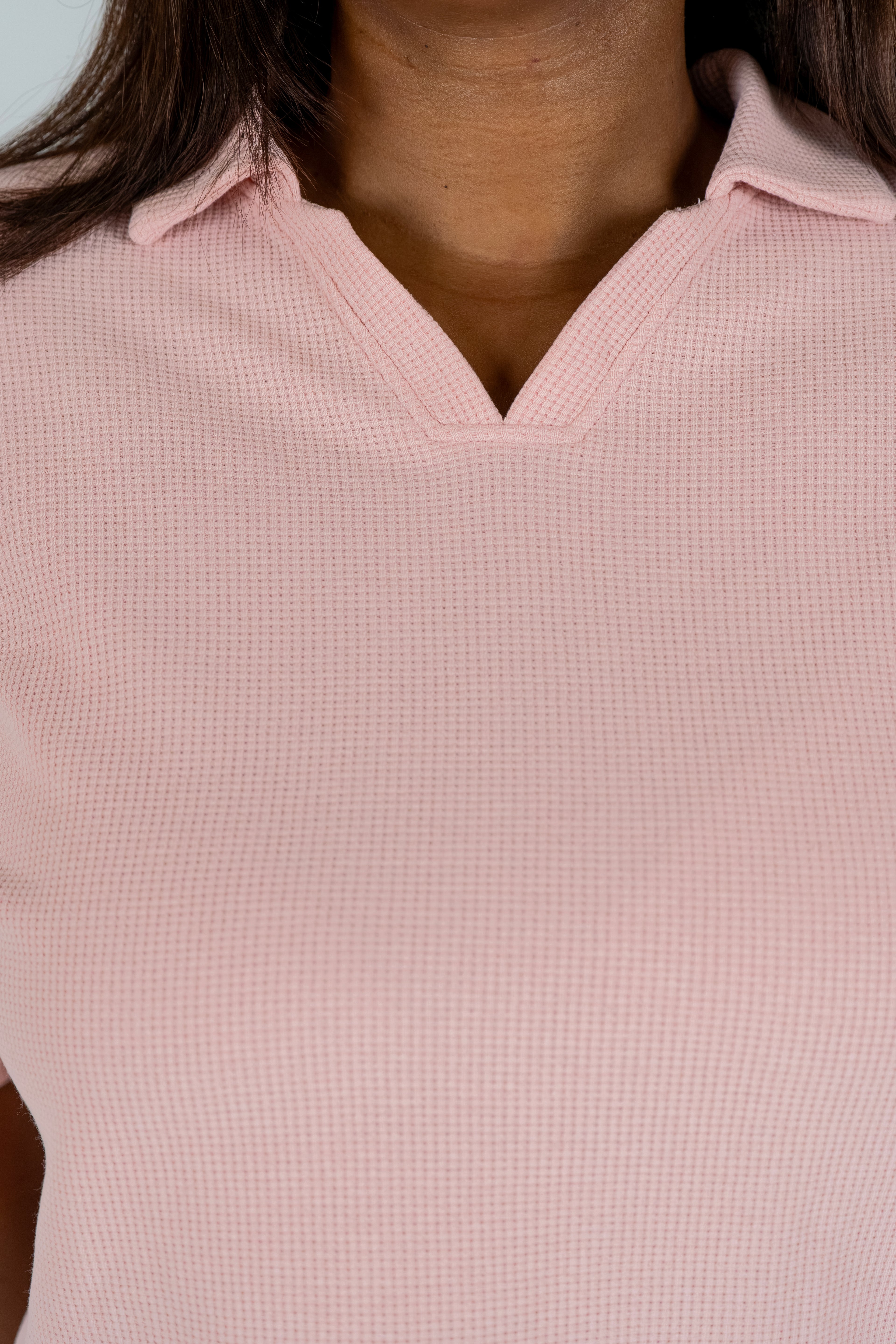 V-Neck Waffle Set