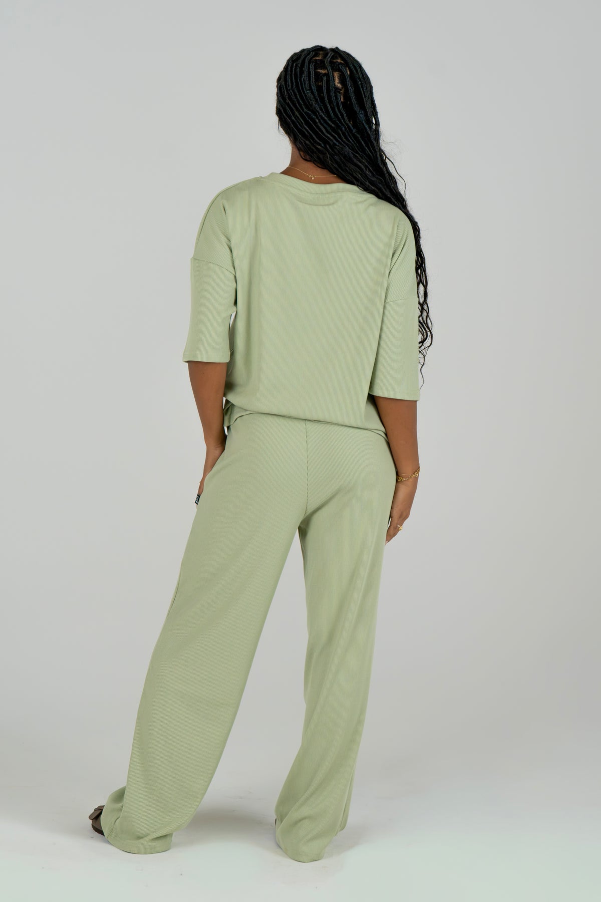 Soft Ribbed Lounge Set