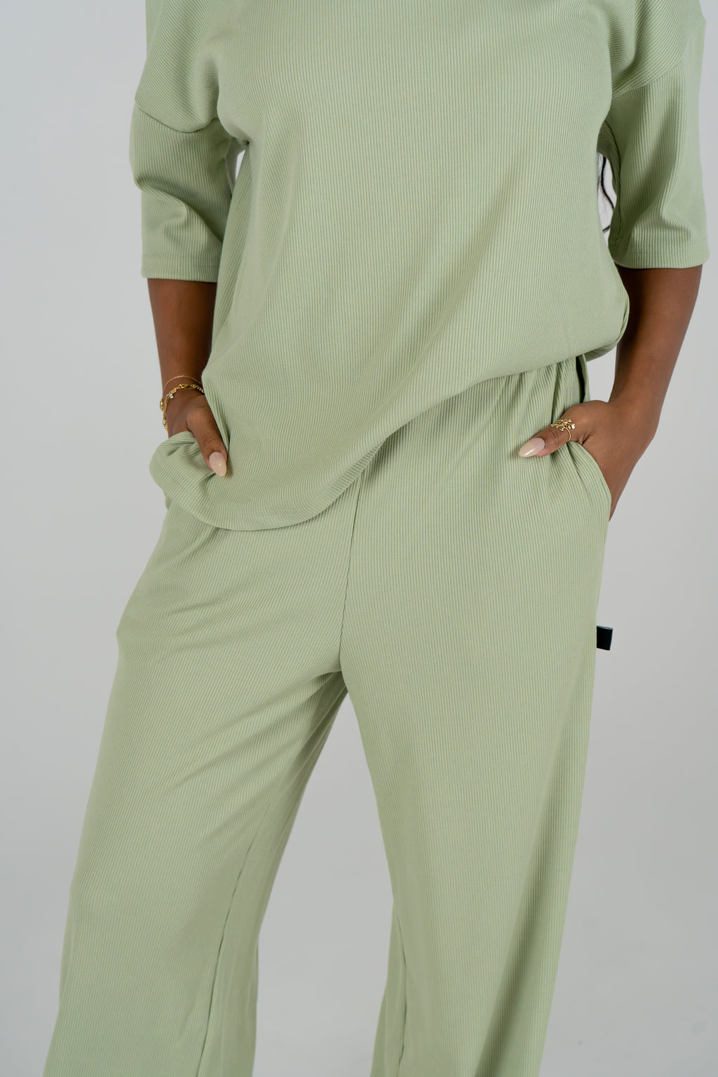 Soft Ribbed Lounge Set