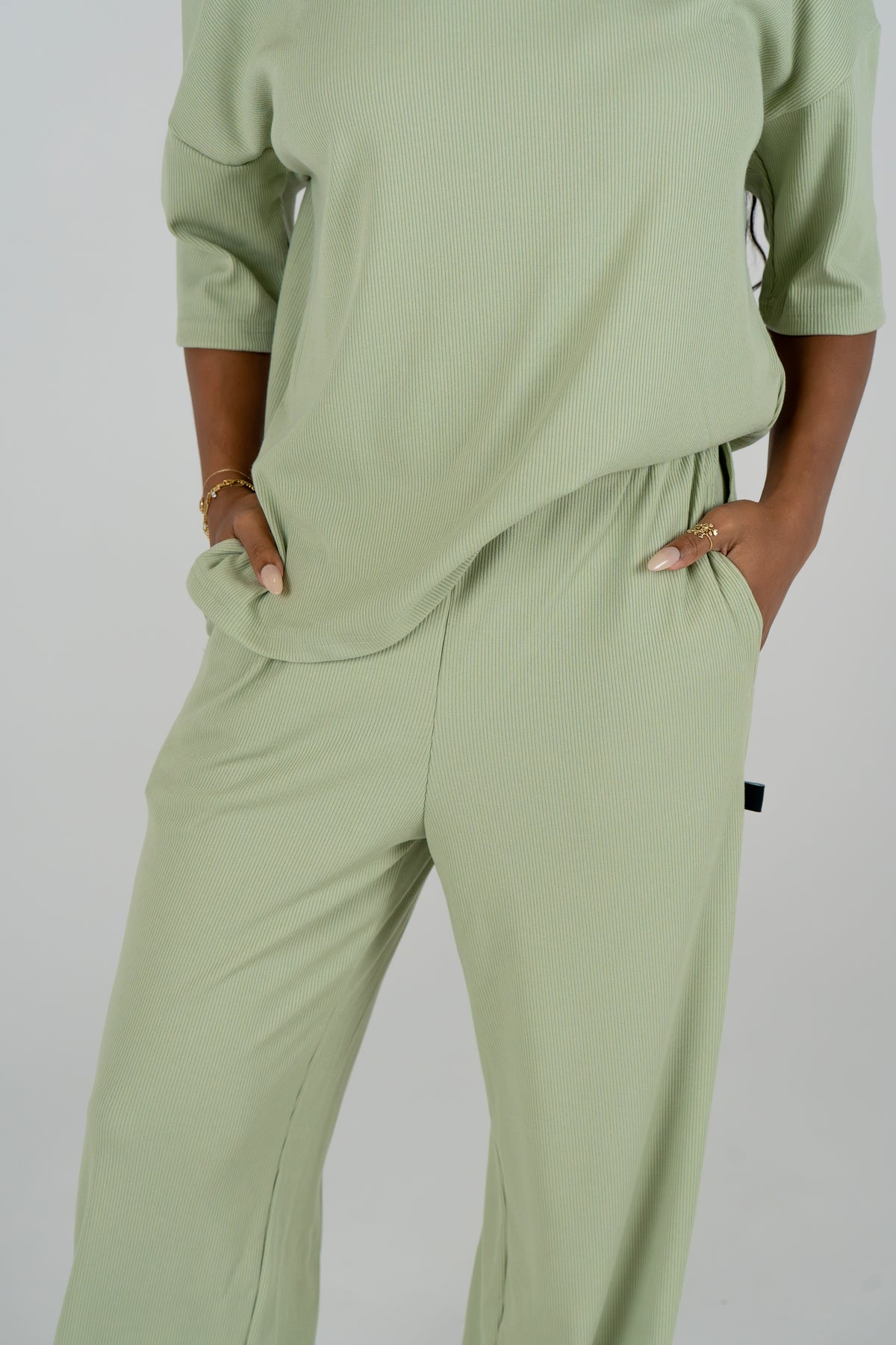 Soft Ribbed Lounge Set