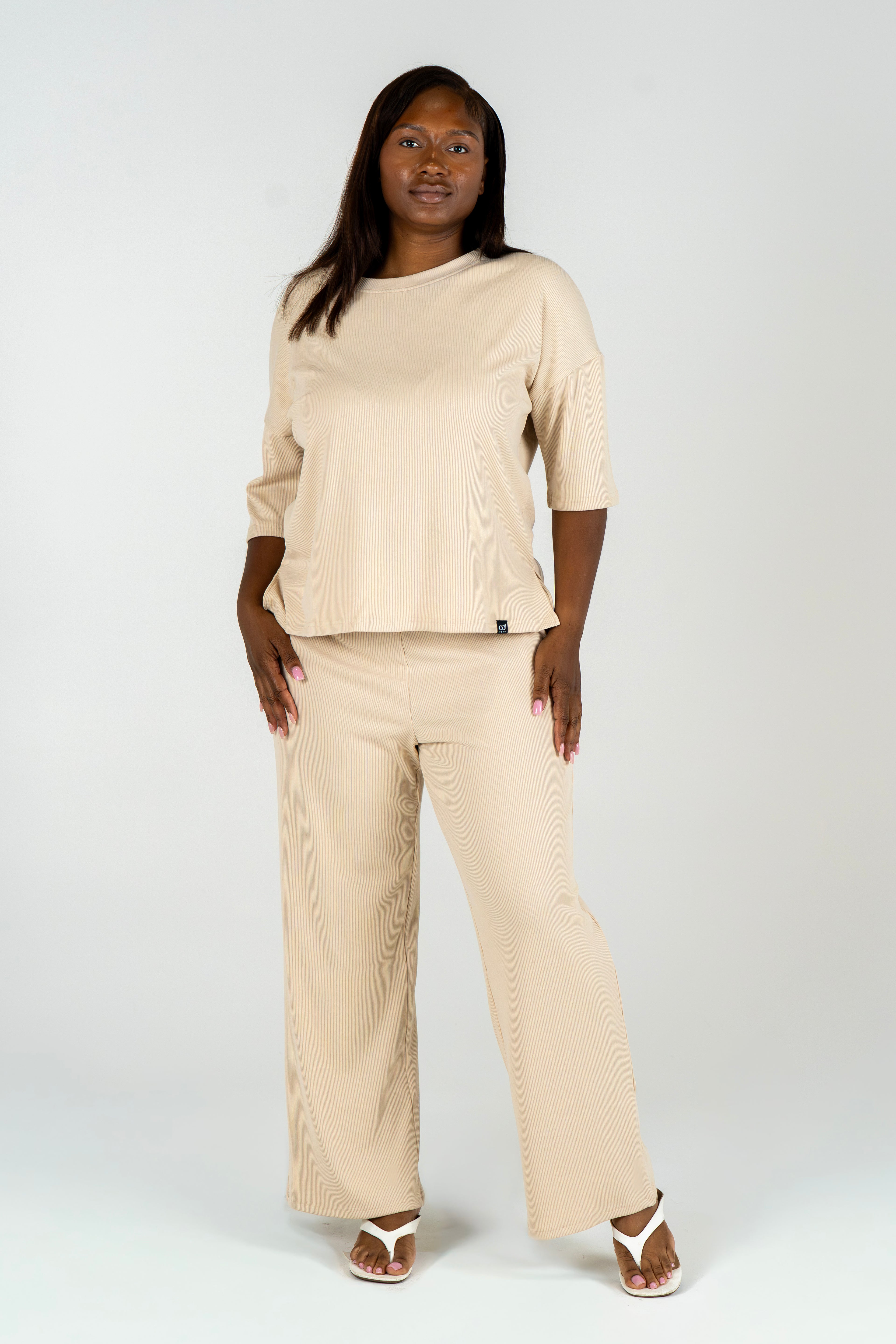 Soft Ribbed Lounge Set