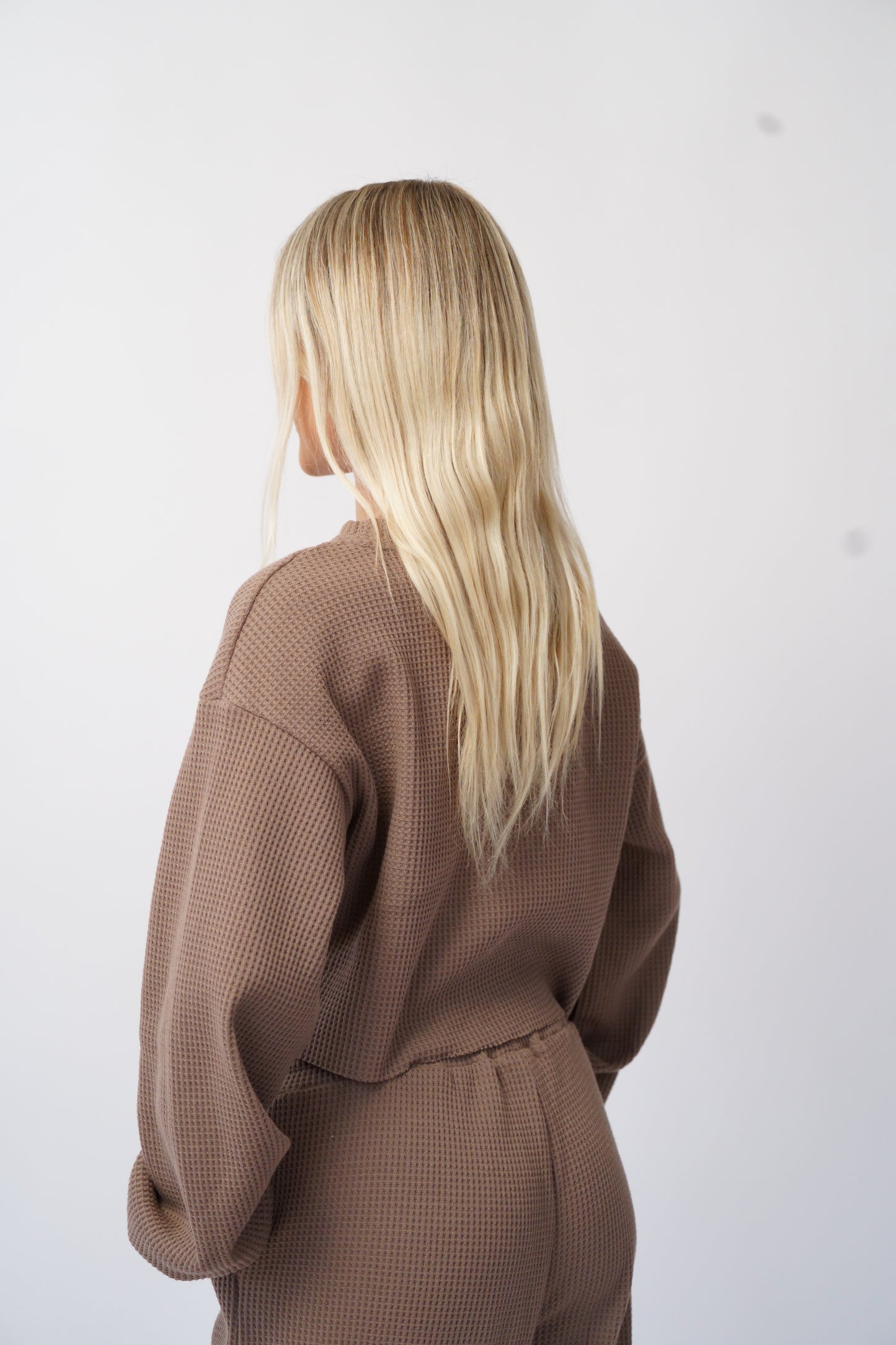 Knitted Waffle Loungewear Set