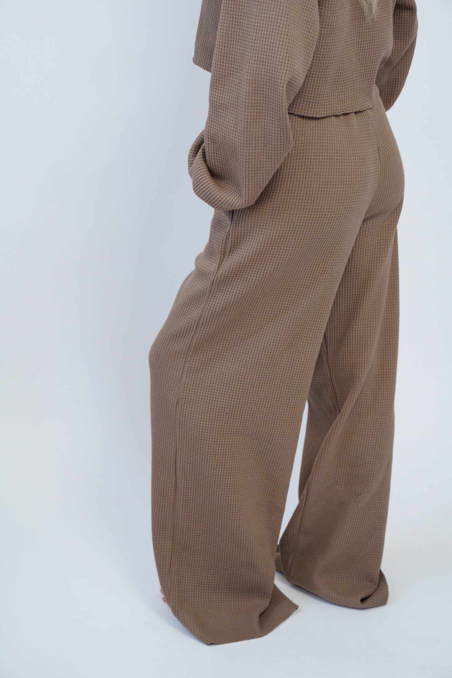 Knitted Waffle Loungewear Set