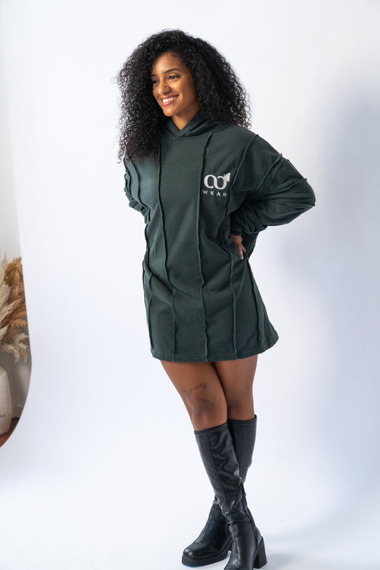 Cotton Hoodie Dress