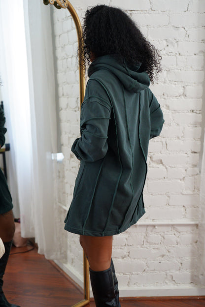Cotton Hoodie Dress