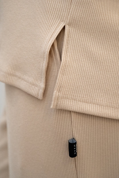 Soft Ribbed Lounge Set