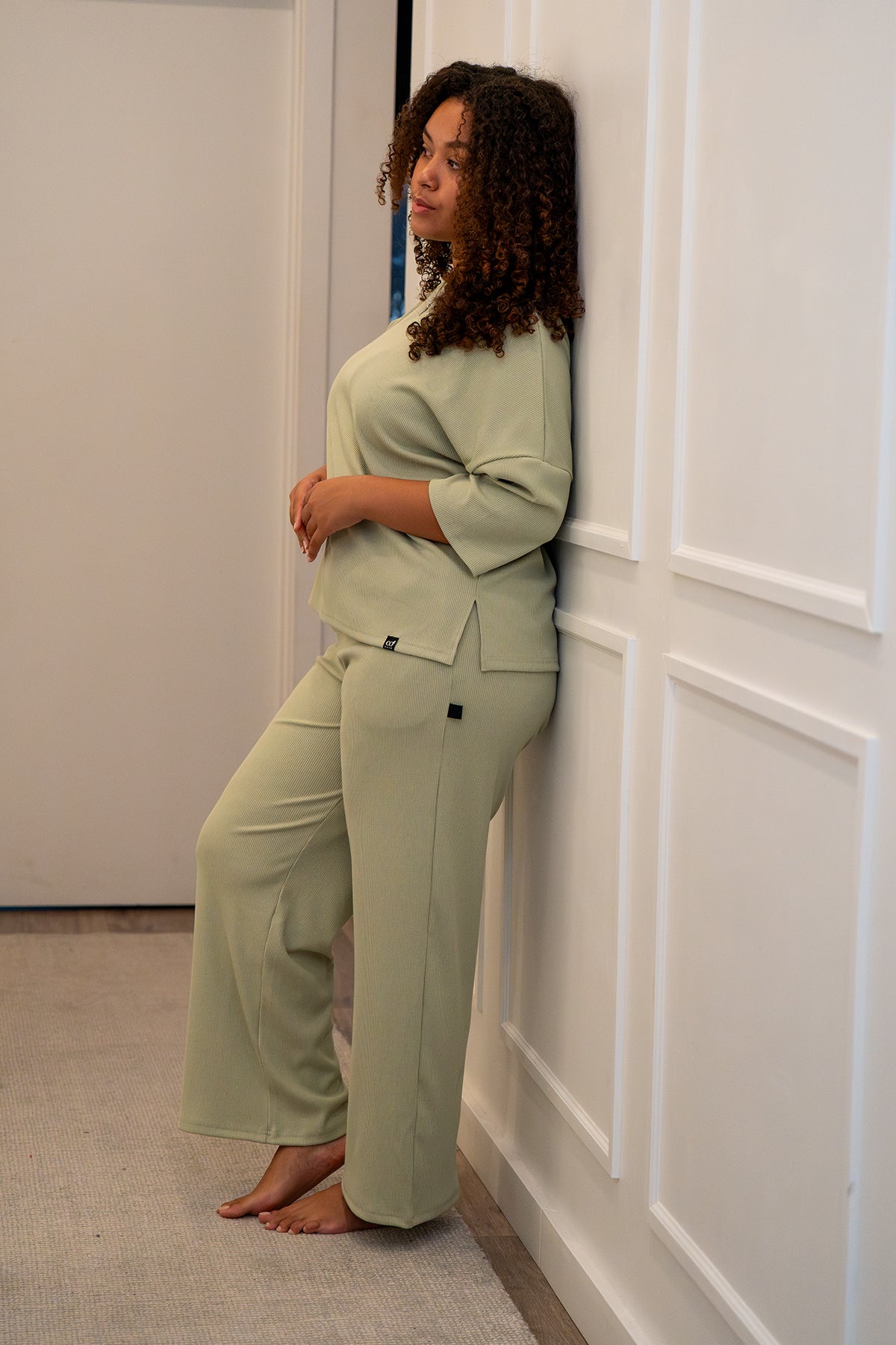 Soft Ribbed Lounge Set