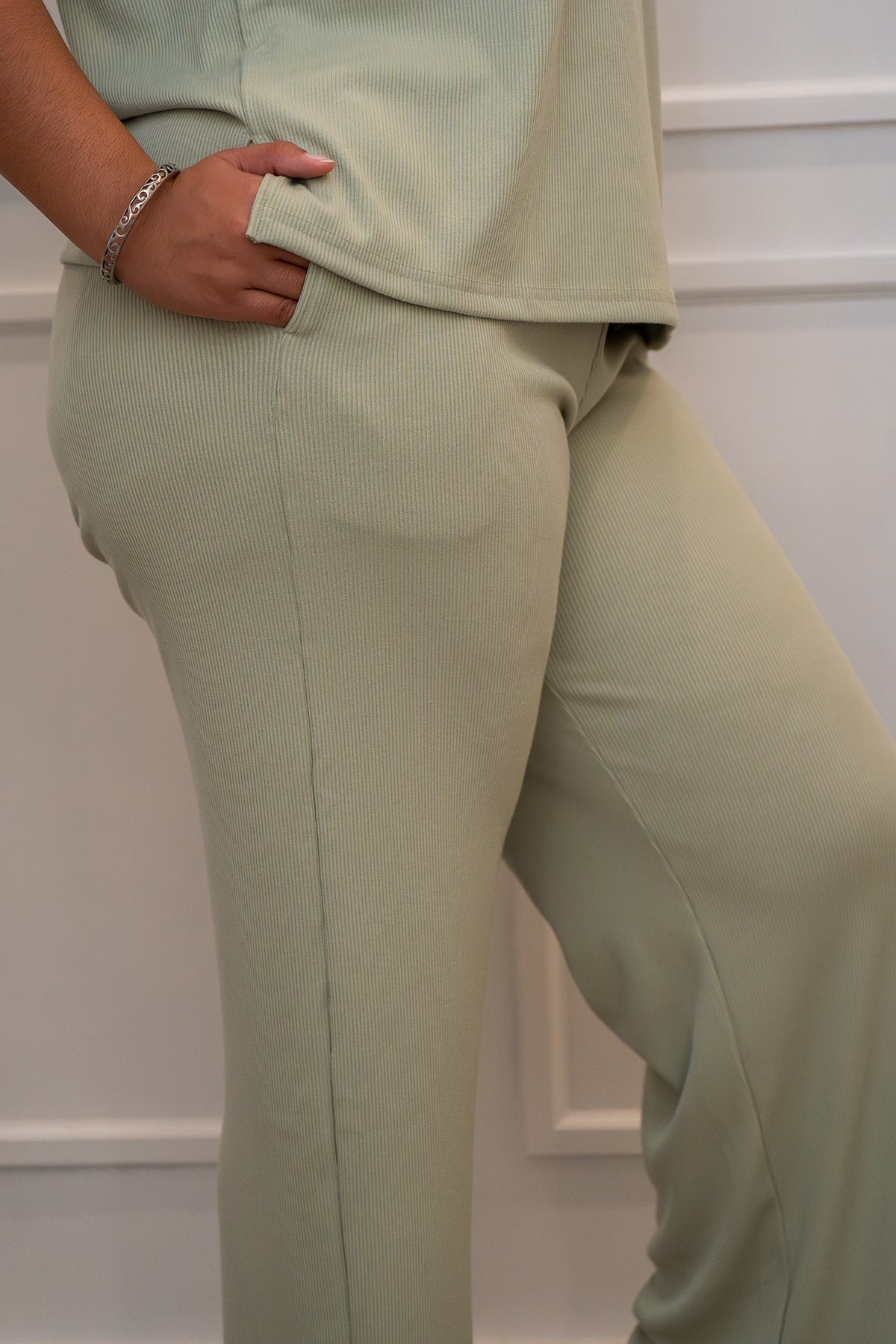 Soft Ribbed Lounge Set