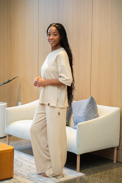 Soft Ribbed Lounge Set