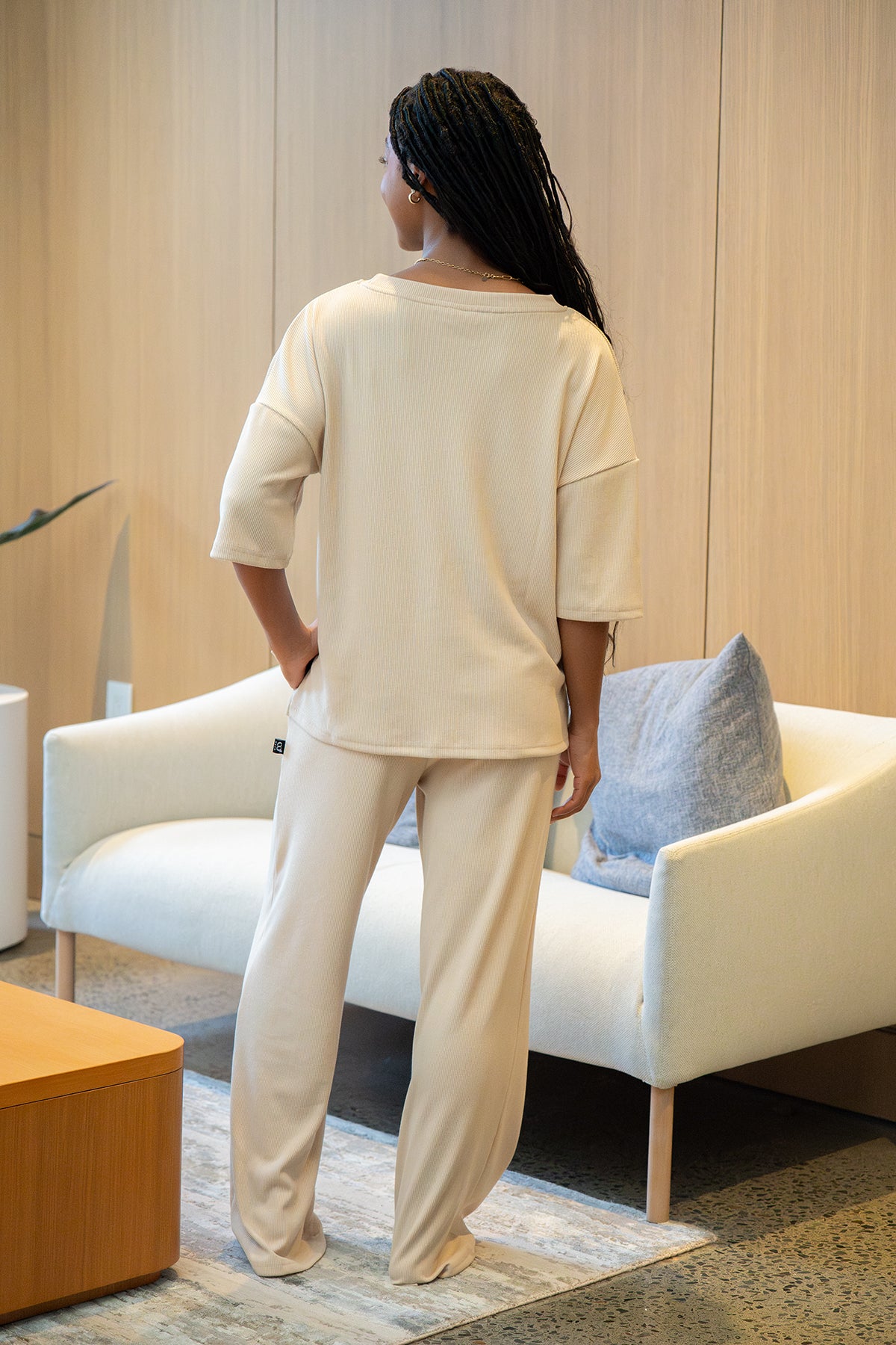 Soft Ribbed Lounge Set