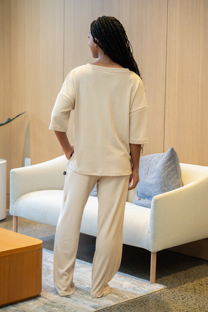 Soft Ribbed Lounge Set