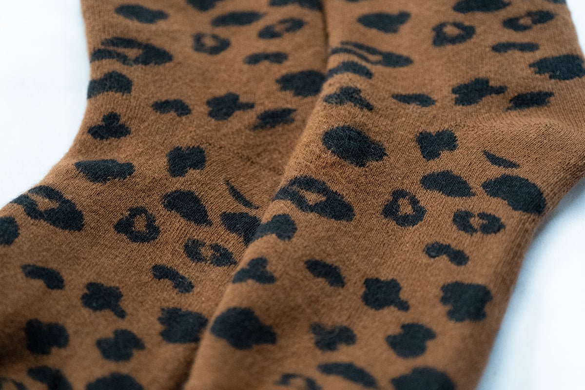 Leopard Lounge Socks