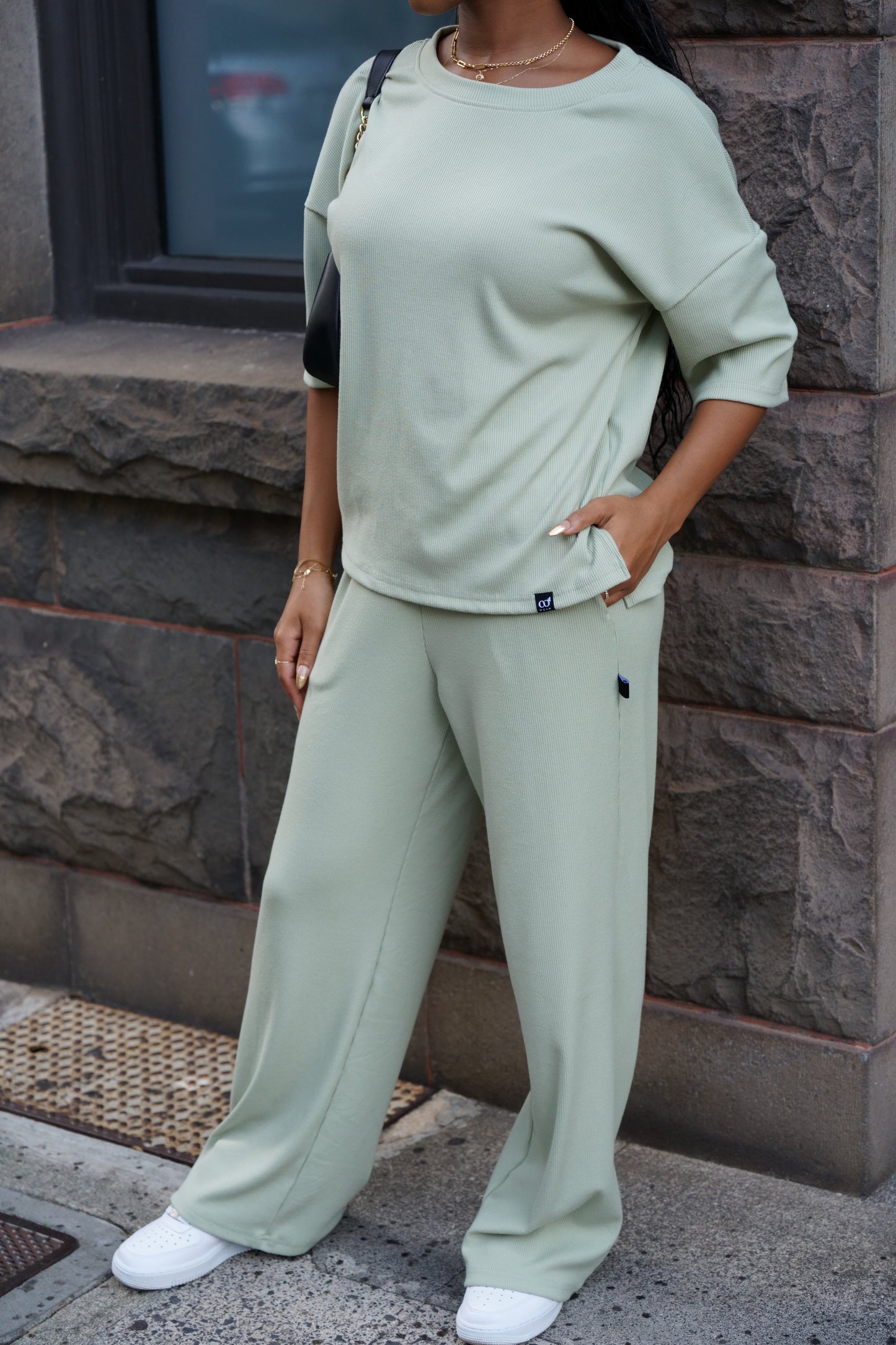 Soft Ribbed Lounge Set