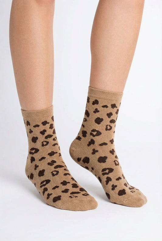 Leopard Lounge Socks