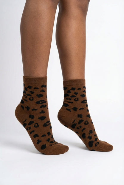 Leopard Lounge Socks