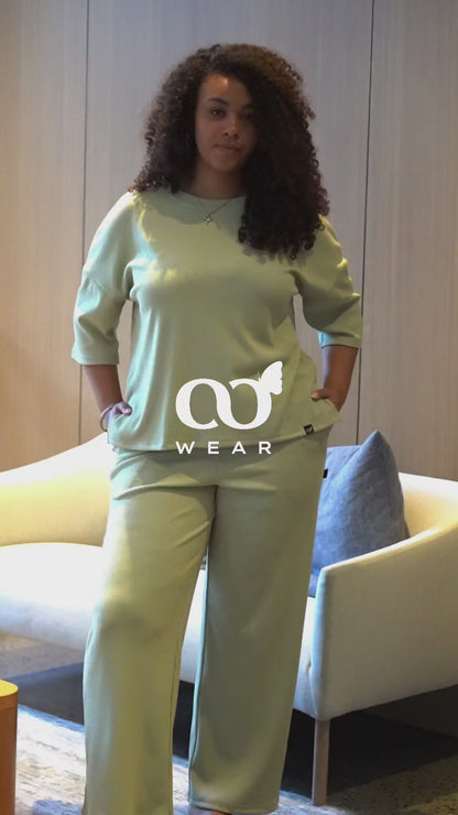 Soft Ribbed Lounge Set